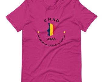 Chad Unisex t-shirt, Chad, Gifts for Chadians, African Tourist, African Tshirt, Gifts for Africans