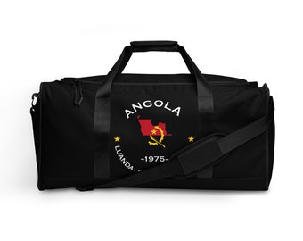 Angola Duffle bag, African Tshirt, Africans in Diaspora, African American, African Couple, African Family , Gifts for Africans