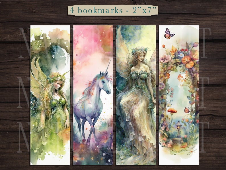 Fairy Land Junk Journal Kit, Fairy Ephemera Pack, Fairies Atc Cards, Fairy Scrapbooking, Papers, Pages, Printable, Digital, Cards, Scrapbook image 6