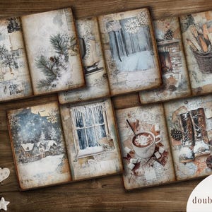Cozy Winter Junk Journal Kit | Printable Ephemera (digital Download) - Etsy