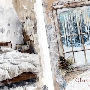 Cozy Winter Junk Journal Kit | Printable Ephemera (digital Download) - Etsy
