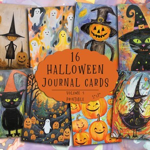 Halloween Digital Ephemera | Vintage Spooky Scrapbook | Haunted Junk Journal Printable | Gothic Collage Sheets | Digital Download