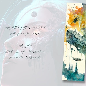 Sci Fi Printable Bookmarks, Futuristic Bookmarks Set, Science Fiction ...