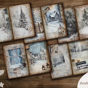 Cozy Winter Junk Journal Kit | Printable Ephemera (digital Download) - Etsy