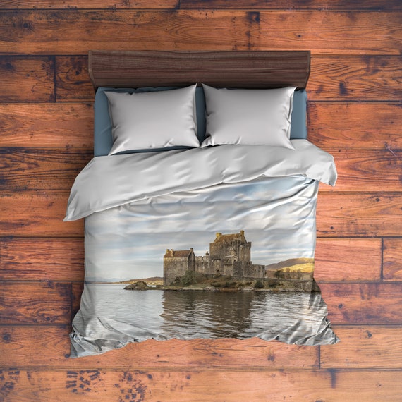 Eilean Donan Castle Duvet Cover Queen Duvet Cover Bedroom Etsy