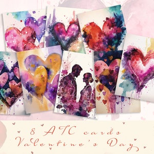 Valentines Scrapbook Papier, Liebe Junk Journal Seiten, Valentinstag Karten, digitaler Download, Journaling, Liebe, Scrapbooking
