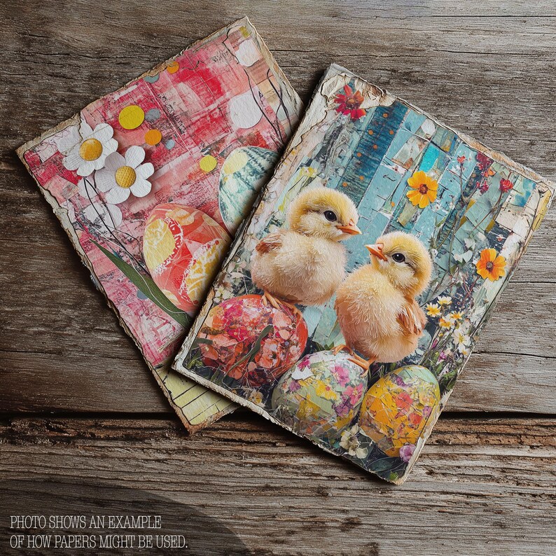 Easter Junk Journal Ephemera, Spring Scrapbook Printable Journaling Kit ...