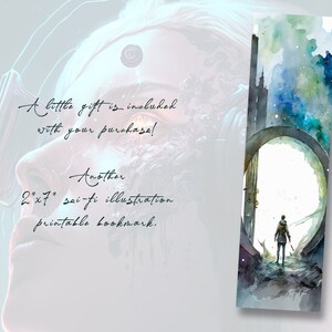 Sciencefiction Printable Bookmarks, Sci Fi Junk Journal Ephemera ...