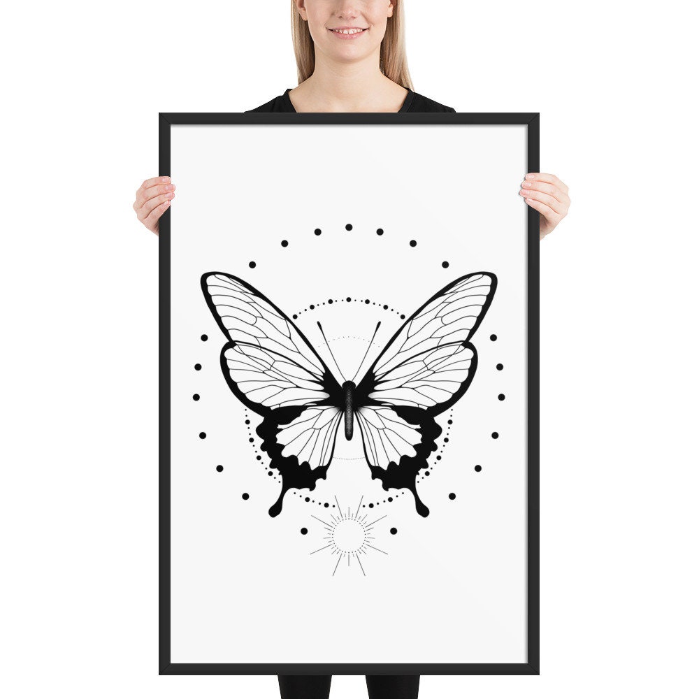 Butterfly Art Print Butterfly Decor Printable Wall Art Instant Download ...
