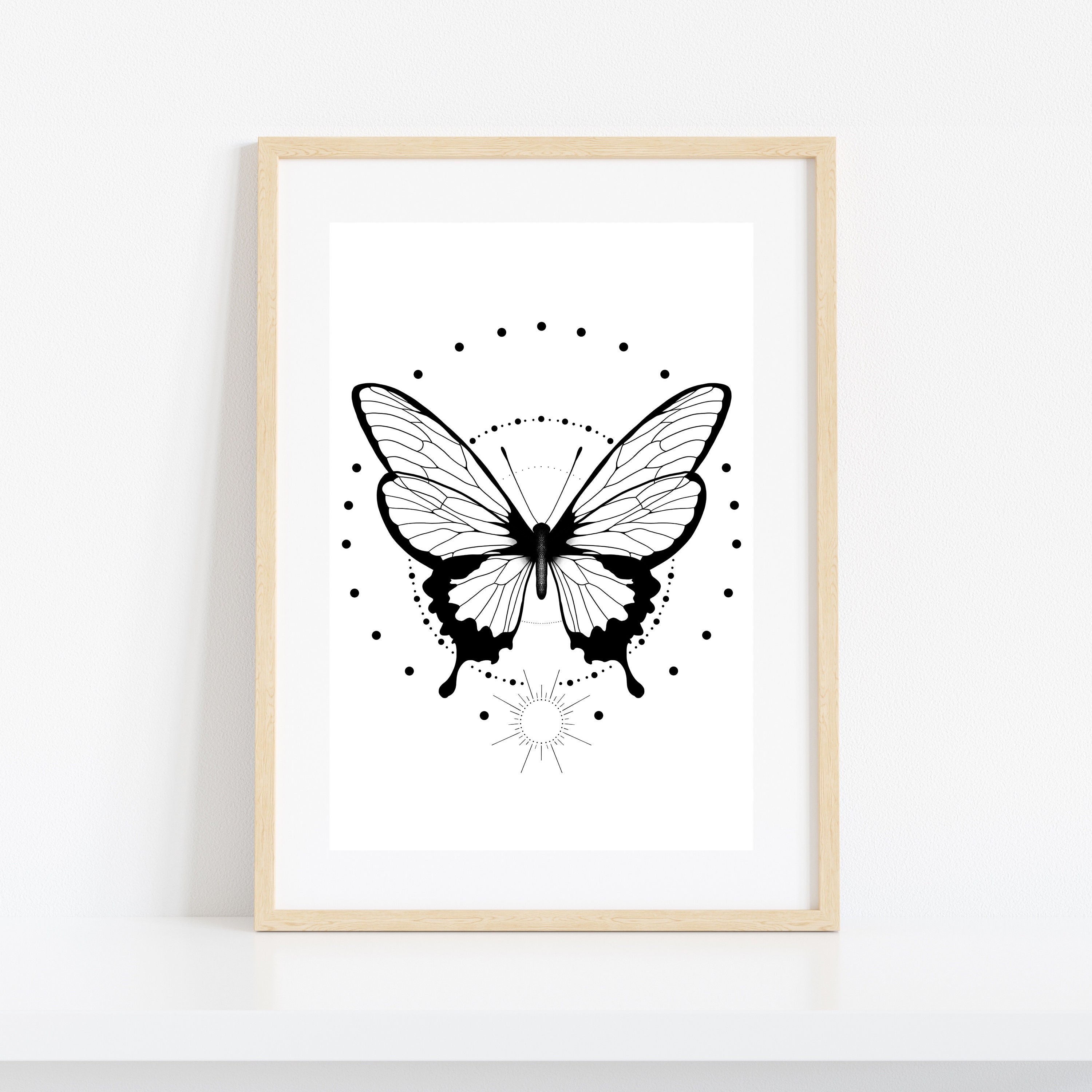 Butterfly Art Print Butterfly Decor Printable Wall Art Instant Download ...