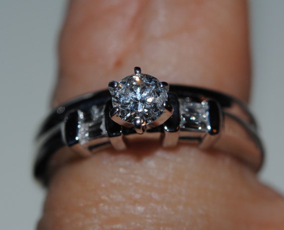 Engagement Estate Petite Set Center Diamond .20CT