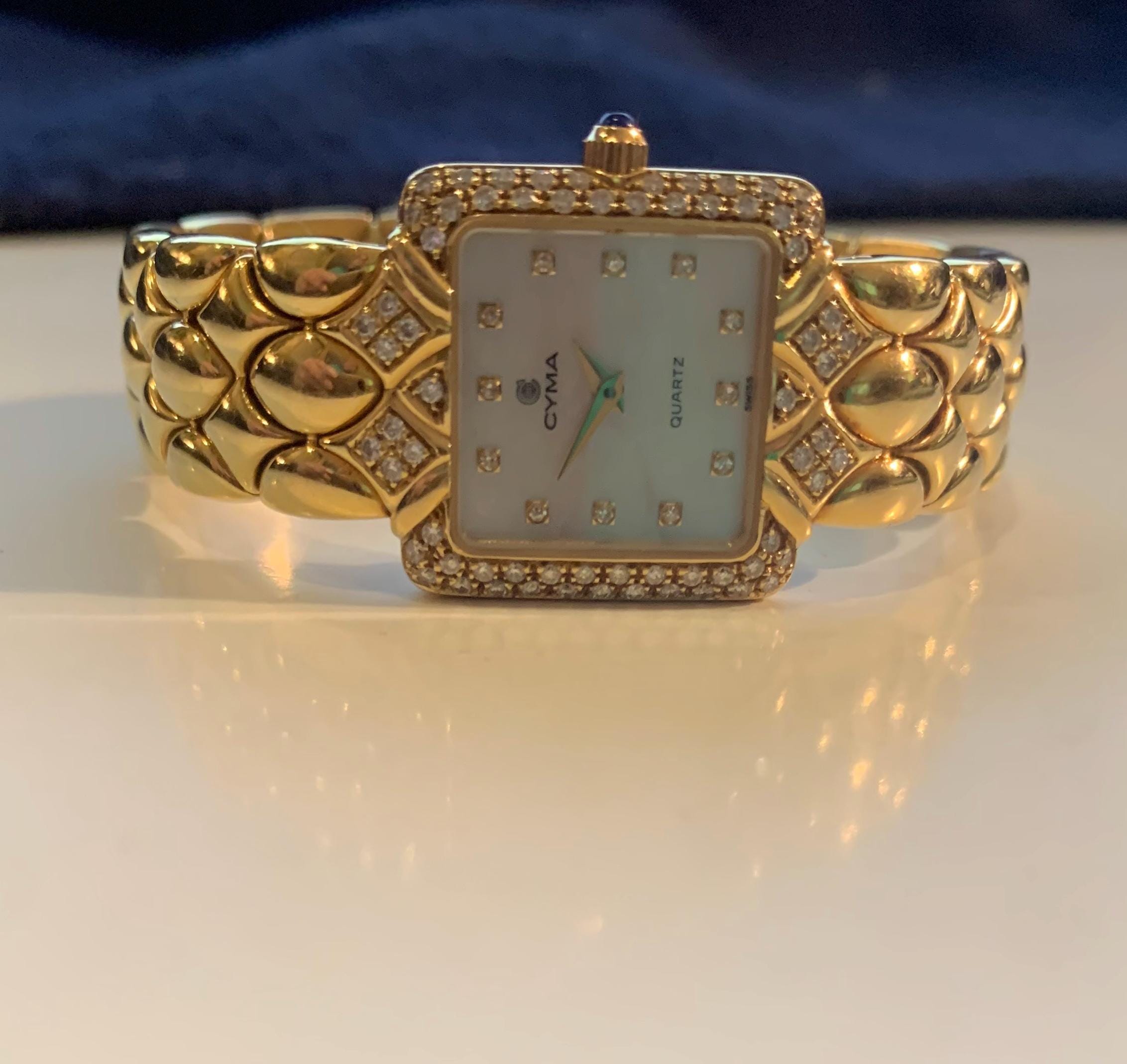 Cyma Watch With Diamonds - Etsy