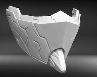 3D model of Mecha Mask V2 for 3Dprint