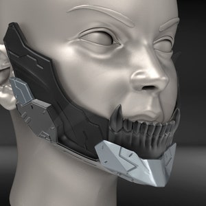 3D Model of Cyborg Jaws V3