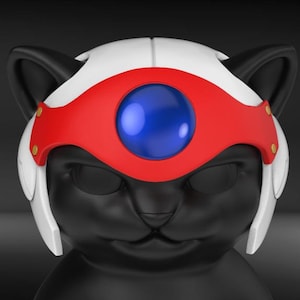 3D model of Cat Ninja Helmet STL for 3D Print