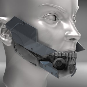 3D Model of Cyborg Jaws V4