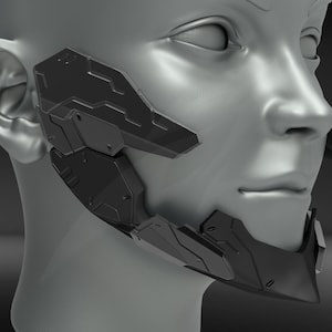 3D Model of Cyborg Jaws V2