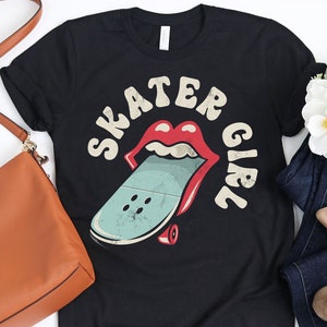 Skater Girl Shirt / Skating Shirt / Gift for Skater / Skating Gift / Skateboarding Shirt / Skate Shirt / Skateboard Design / Tank Top Hoodie
