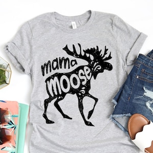 Mama Moose Camping Shirt / Camping Shirt / Hiking Shirt / Camping / Camper Shirt / Hiker Shirt / Moose Shirt / Mothers Day / Tank Top Hoodie