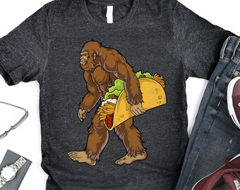bigfoot taco shirt