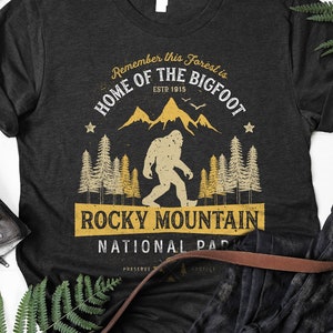 Rocky Mountain National Park Shirt / National Parks / National Park Gifts / Colorado Shirt / Bigfoot Shirt / Tank Top / Hoodie