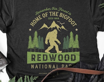 Redwood National Park Shirt / National Parks / National Park Gift / California Shirt / Redwood Trees / California Redwoods / Tank Top Hoodie