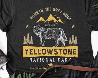 Yellowstone National Park Shirt / National Parks / National Park Gifts / Idaho Montana / Wyoming Shirt / Yellowstone Park / Tank Top Hoodie