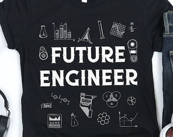 Shirt toekomstig ingenieur / ingenieur shirt / ingenieur cadeau / engineering / cadeau voor ingenieur / ingenieur / cadeaus voor ingenieurs / tanktop hoodie