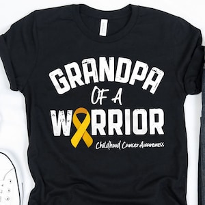 Opa eines Kriegers - Cancer Awareness Shirt / Krebs Shirt / Krebs in der Kindheit / Vatertagsgeschenk / Granfather Opa Tank Top Hoodie