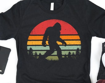 Bigfoot-skjorta / Bigfoot-presenter / Sasquatch-skjorta / Yeti-älskare-present / Bigfoot-design / present till Bigfoot-älskare / linne / hoodie