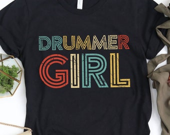 Drummer Girl Shirt / Music Lover Gifts / Musician Shirts / Drummers Gift / Playing Drums / Musicians Teachers / Tank Top / Hoodie
