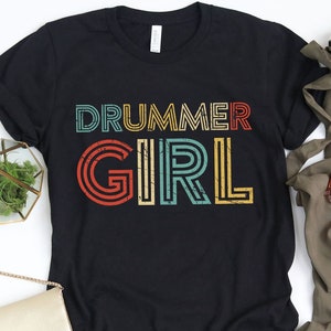 Drummer Girl Shirt / Music Lover Gifts / Musician Shirts / Drummers Gift / Playing Drums / Musicians Teachers / Tank Top / Hoodie