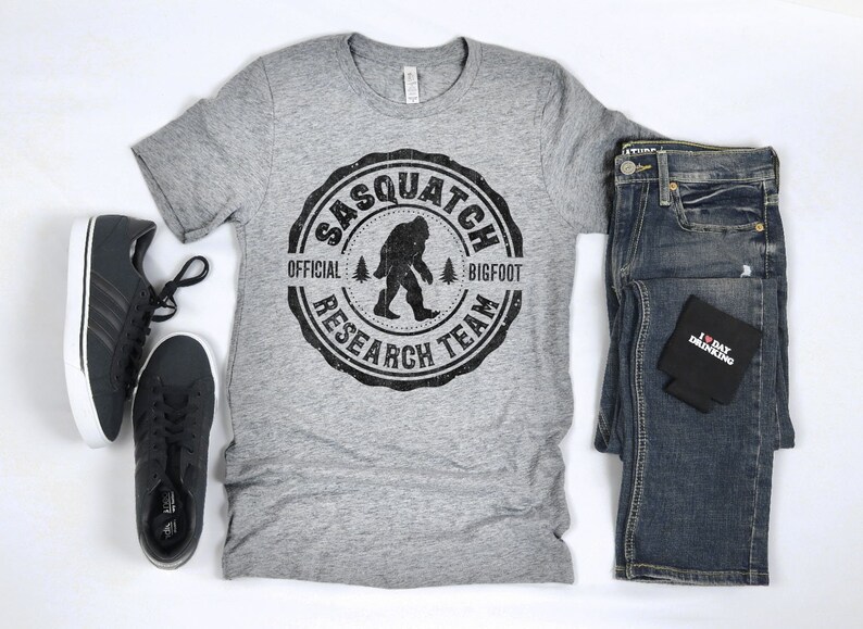 Bigfoot Sasquatch Shirt / Bigfoots Gift / Yeti Sasquatch Gifts / Scary Monster Shirts / Research Team / Hide and Seek / Tank Top / Hoodie image 1