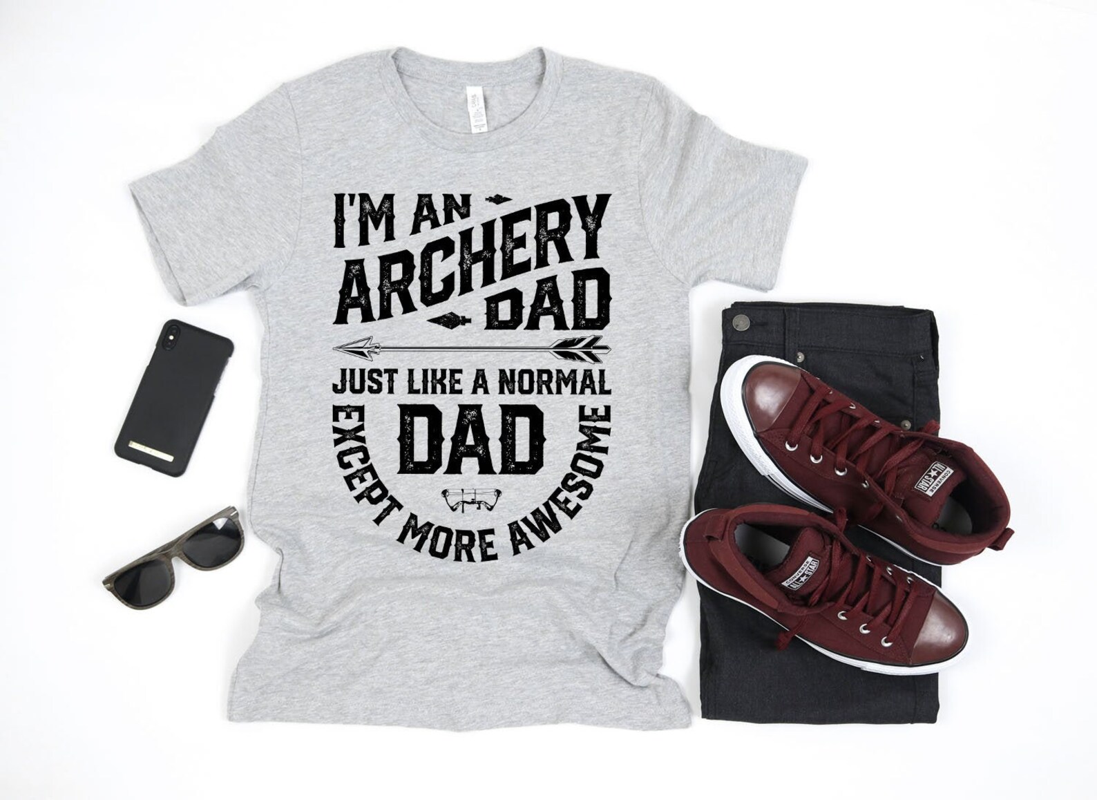 Archery Dad Shirt / Archery Gifts / Archer Shirt / Fathers Day Etsy