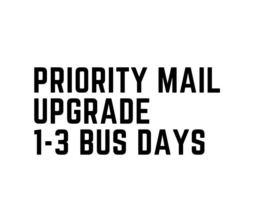 USPS Priority Mail Upgrade 13 Business Days USA Domestic Etsy
