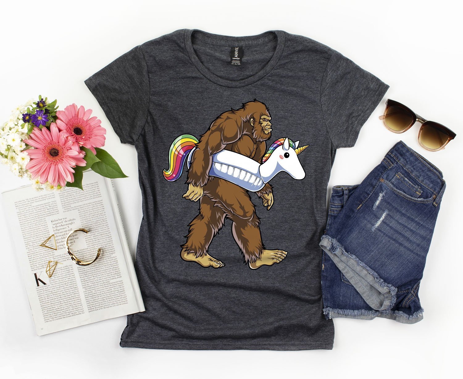 bigfoot unicorn shirt