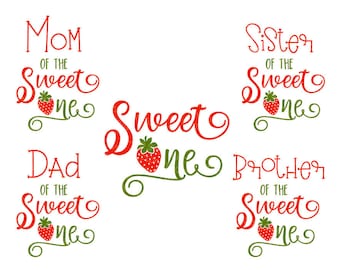 Free Free 175 Sweet One Svg Strawberry SVG PNG EPS DXF File