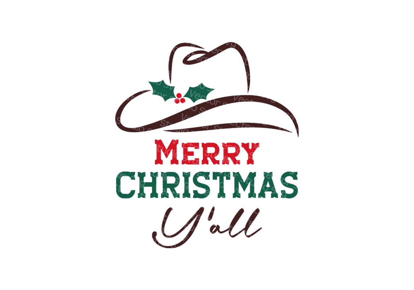 Merry Christmas Western 