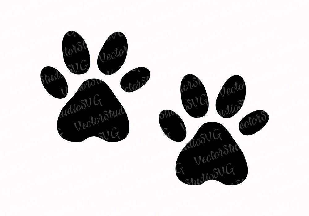 Download Cat Paws Svg Animal Paw Vector Clipart Dog Paws Png ...