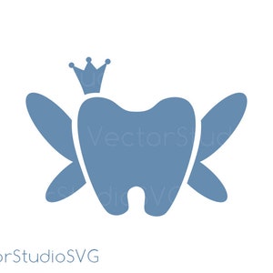 Tooth Fairy Silhouette SVG, Fichiers Vector - Svg Dxf Eps Pdf Png Jpg - Téléchargement numérique