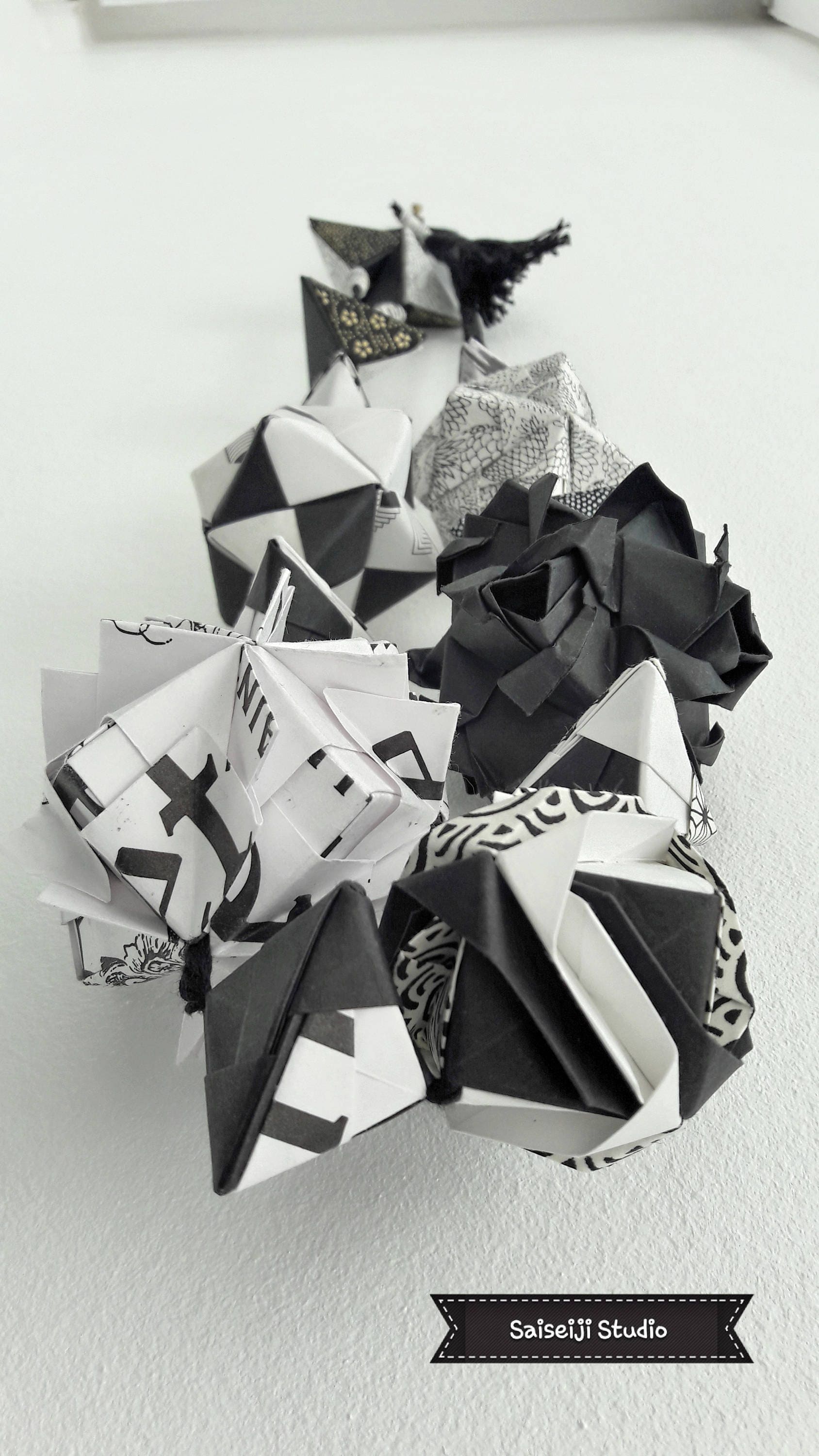 Bijou de Mur Origami Homedecor Décoration Ornement Paperjewelry Lifestyle