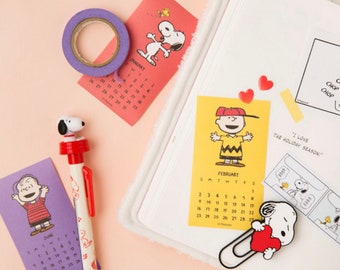 Snoopy Calendar Etsy