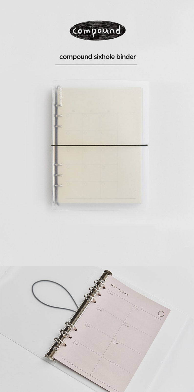 COMPOUND RING Cover A5 Diary Diy Planner Binder Planner Etsy