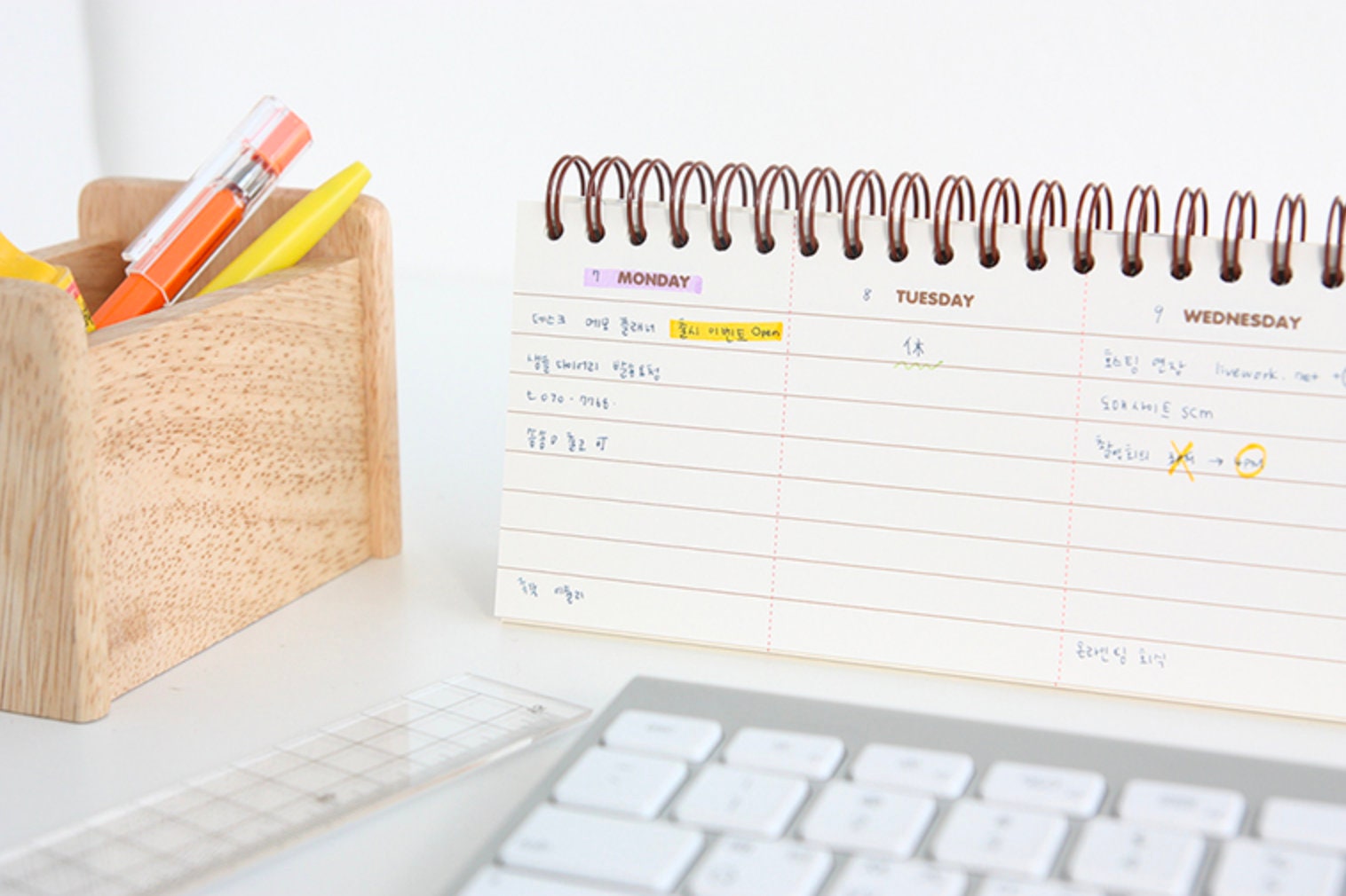 WEEKLY PLANNER Weekly Scheduler Stationery Desk Calendar | Etsy