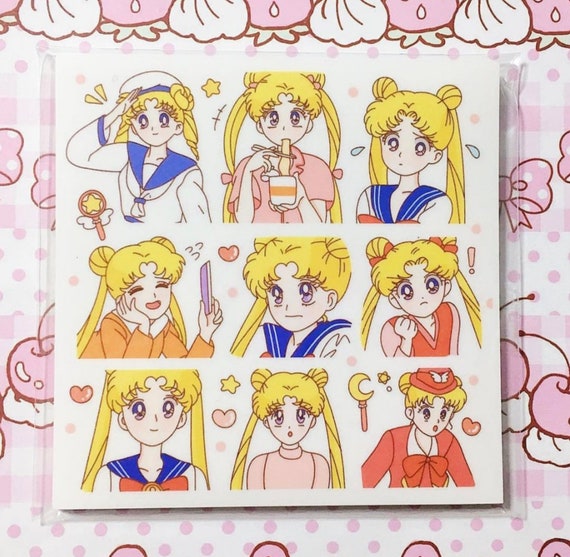 SAILOR MOON STICKERS Japanese Manga Planner Stickers | Etsy