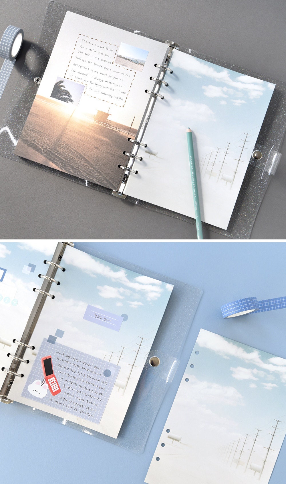 A5 PLANNER REFILL 25 Sheets Printed Planner Inserts Plain Etsy