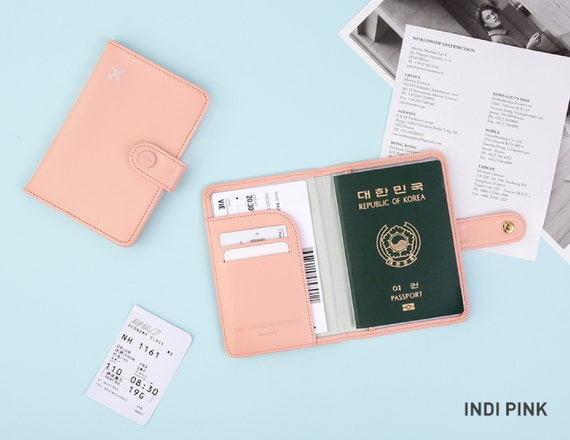 PASSPORT CASE Anti Skimming Travel Accessories Indi Pink | Etsy