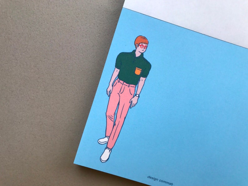 BOY MEMO Colorful Memo Memopad Notepad Christmas Gift Etsy