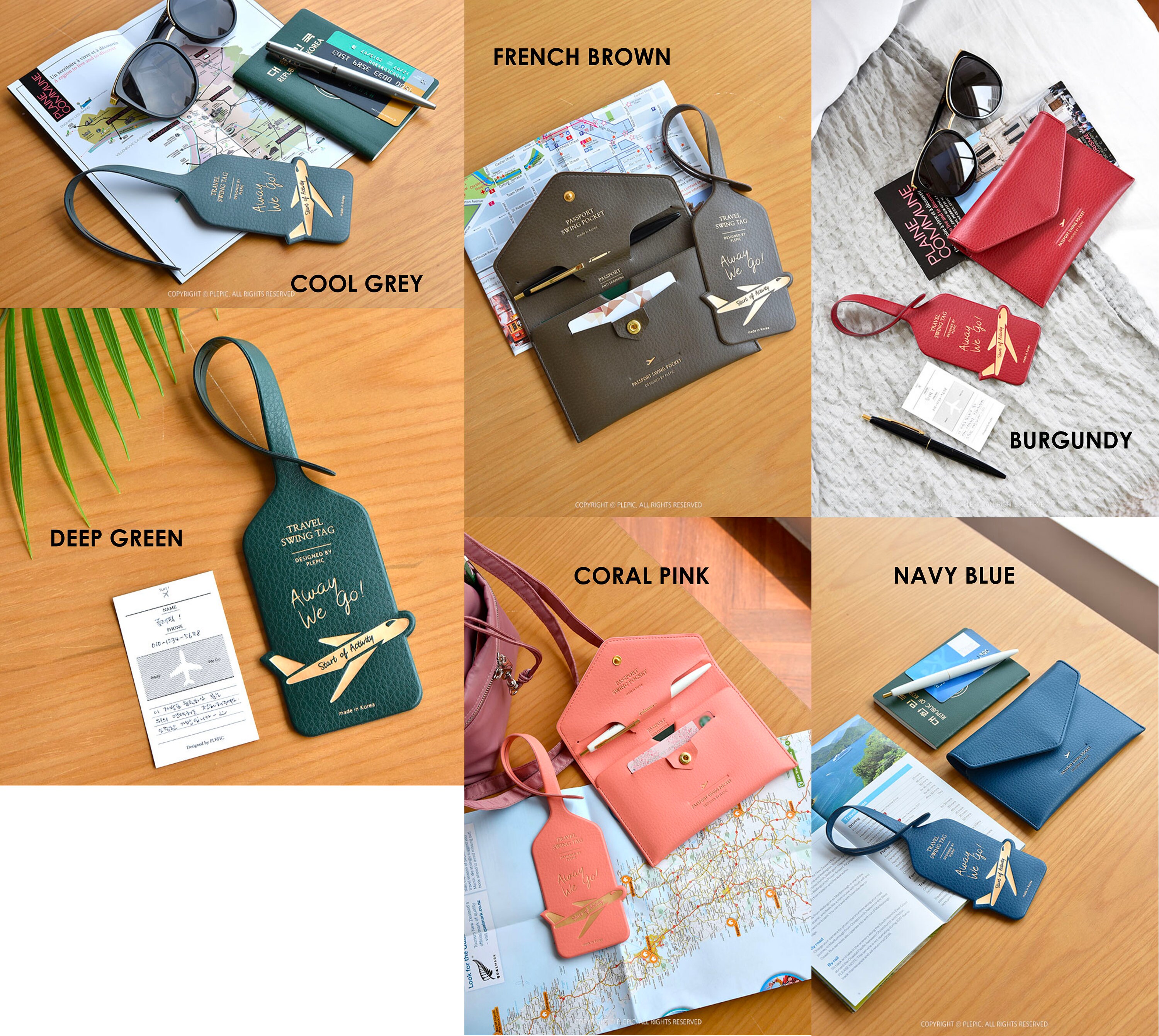 TRAVEL NAME TAG 6 Colors Travel Accessories Luggage Tag Etsy