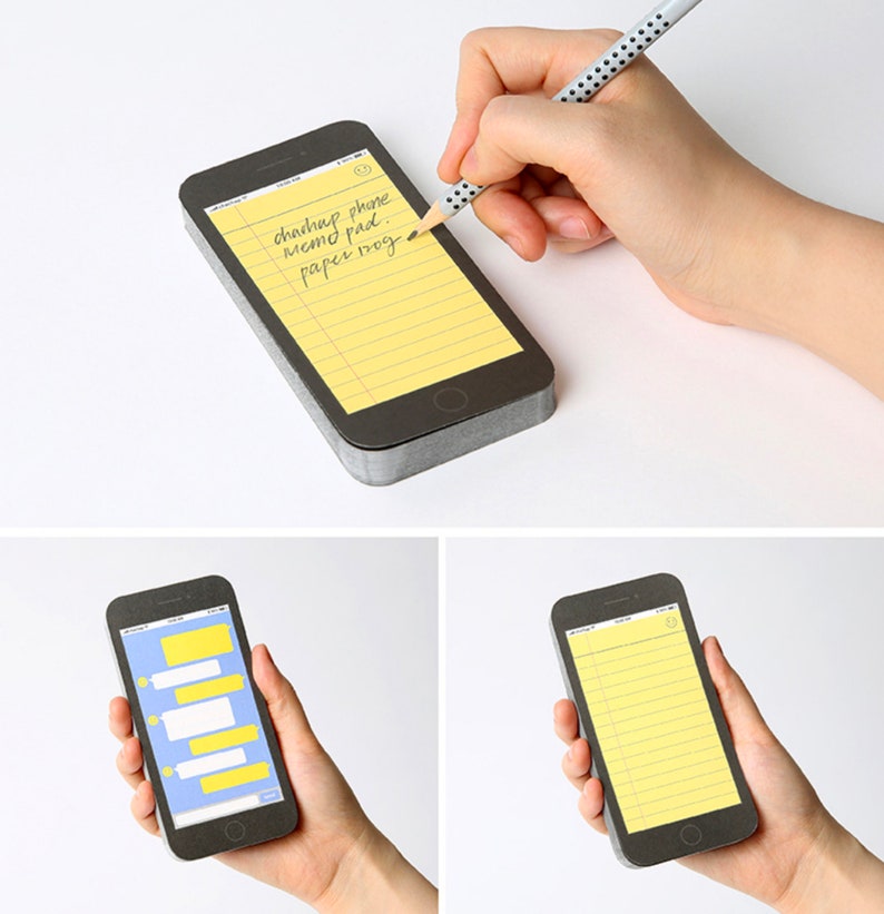 PHONE NOTEPAD Shopping List Memopad Notepad Gift Etsy